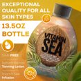 thumbnail image 2 of Vitamin Sea Natural Bronzer Indoor Tanning Bed Lotion w/ Coconut Oil, & Coconut Juice - Streak/Stain-Free Finish, Tattoo Anti-Fade Formula, Great For Sensitive Skin - 13.5oz, 2 of 7