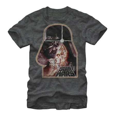 Men's Star Wars Skywalker Graphic Tee Charcoal Heather 3X Large