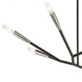 thumbnail image 3 of 7 Light Chandelier With Contemporary Inspirations 19.5 Inches Tall By 25.25 Inches Wide Kichler Lighting 43795Bk, 3 of 4