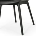 thumbnail image 5 of GDF Studio Airyanna Outdoor Modern Dining Chair, Set of 4, Black, 5 of 7