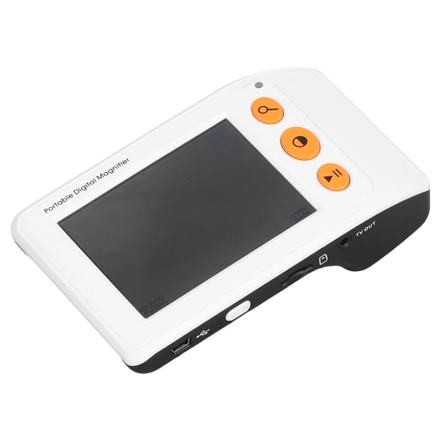 3.5in Portable Digital Magnifier, Video Magnifier With 2X-25X Zoom, Electronic Reading Aid With 8 Color Modes For Low Vision