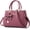 Pink, variant on Womens Handbags and Purses Fashion Top Handle Satchel Tote PU Leather Shoulder Bags