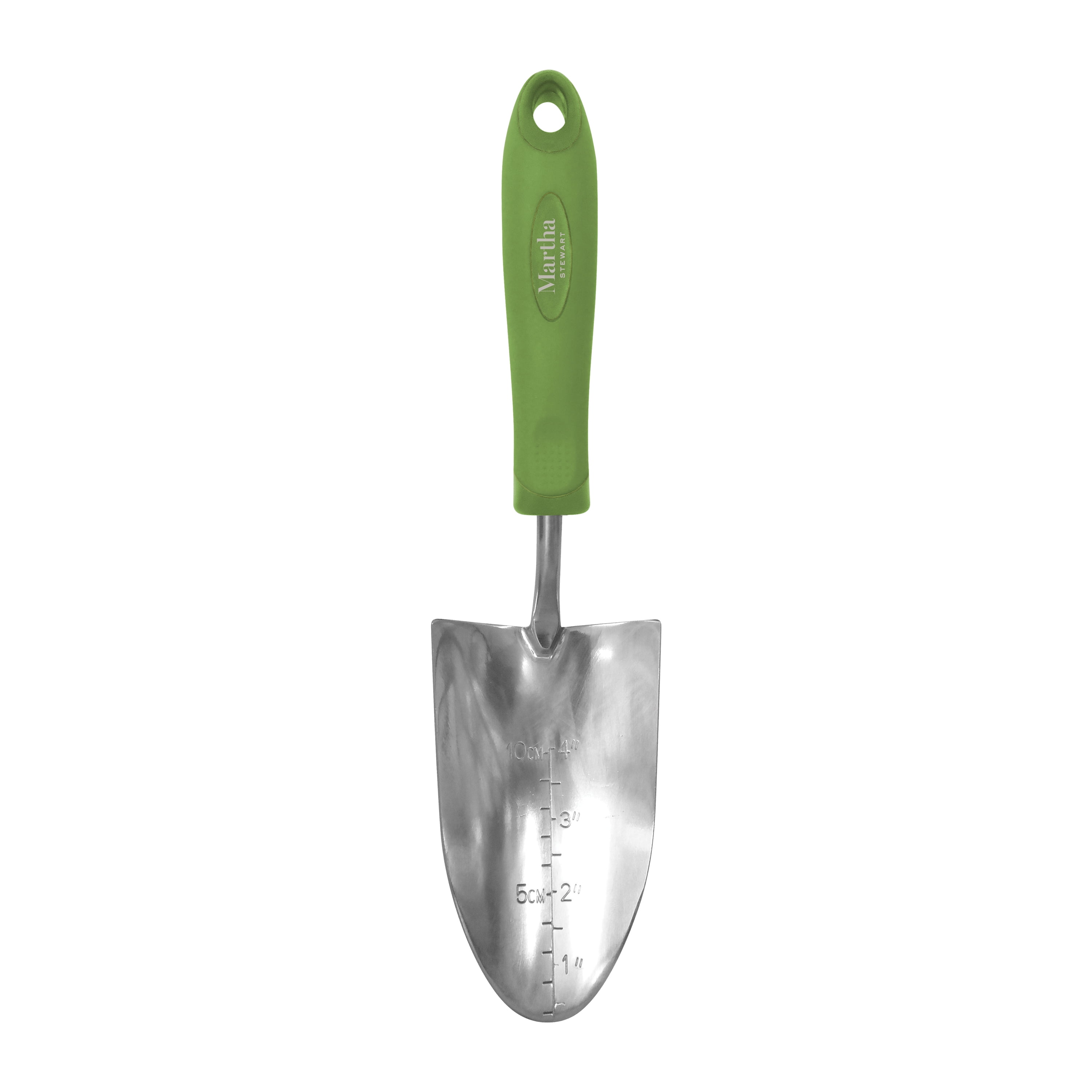 Martha Stewart MTS-CSTW Half Round Classic Stainless Steel Trowel with Comfort Grip Handle