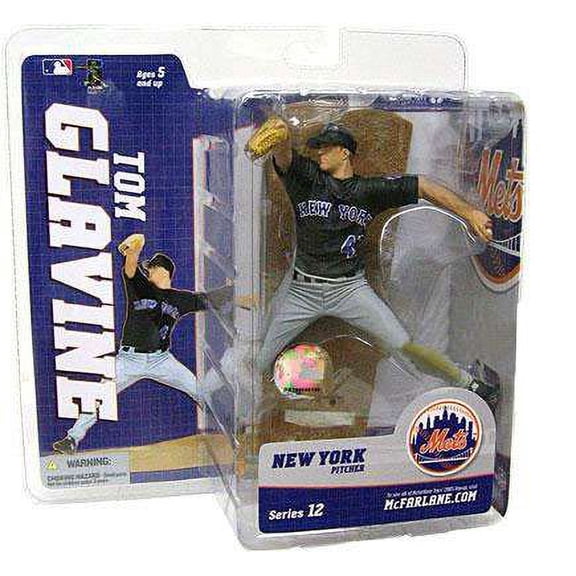 McFarlane MLB Sports Picks Series 12 Tom Glavine Action Figure (Black Jersey)