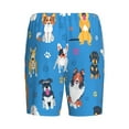 thumbnail image 2 of Lsque Cute Dogs Mens Sleep Pajama Shorts,Short Pajama Pants, Cotton Ultra-Soft Knit-3X-Large, 2 of 9