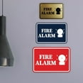 thumbnail image 5 of Signs ByLITA Classic Framed Fire Alarm Sign (Brushed Silver) - Medium, 5 of 8