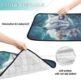 thumbnail image 4 of Qxltty Wolf King Dreamcatcher Cat litter Pads Pet Set of 3 Diaper Mats Center Anti-leakage Layer Absorbent Soft and Comfortable, 4 of 7