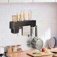 thumbnail image 2 of Car Bon Steel Utensil Rack – Space Saving Kitchen Organizer With Hooks And Hanging Bar for Efficient Storage in Any Home Setting, 2 of 4
