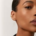 thumbnail image 3 of GDCOIN Ear Cuff 14K Gold Plated Cross CZ Cute Exquisite Jewelry for Women, 3 of 8
