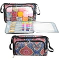 thumbnail image 5 of CIYISON Practical Knitting Yarn Organizer Bag with Multiple Compartments Shoulder Bag, 5 of 15
