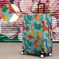 thumbnail image 4 of Colorful Dinosaur Pattern with Leaves Luggage Cover Fashion Suitcase Cover Baggage Covers Fit 25-28 Inch Luggage (Go Travel), 4 of 5