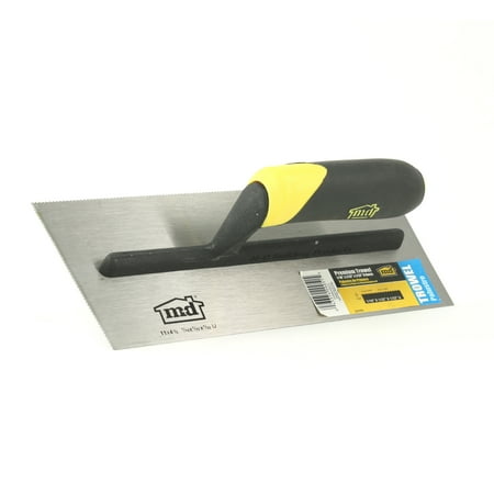 M-D Building Products 20051 1/16 in. x 1/32 in. x 1/32 in. Premium U Notch Trowel