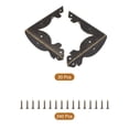 thumbnail image 3 of Uxcell 30pcs Vintage Corner Protector 2.3"x2.3"x0.6" for Table Box, Bronze, 3 of 5