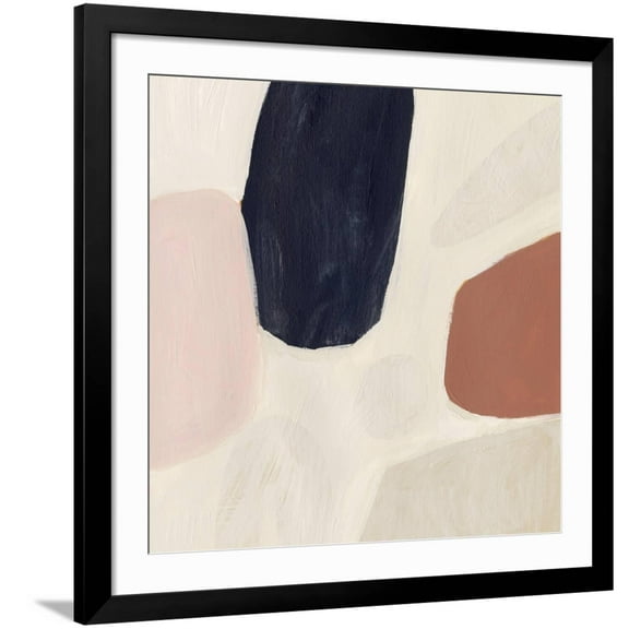 Art.com Terracotta Sonata III Art Print by Victoria Borges, Black Frame Wall Art, 38" x 38"
