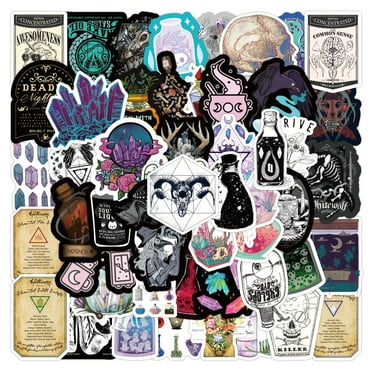 Mellowstickers Vintage Mystery Water Bottle UV Proof Pack Stickers