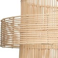 thumbnail image 4 of Jamie Young Co Concentric Coastal Handcrafted Rattan Pendant in Natural, 4 of 8