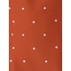 thumbnail image 5 of INSPIRAR CHIC Blusas de Manga Corta con Cuello Peter Pan en Contraste y Lunares XS Naranja, 5 of 6