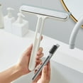 thumbnail image 4 of Kitchen Supplies Three In One Glass Cleaning Brush Double Wiper Screen Brush Glass Window Small Brush, 4 of 7