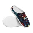 thumbnail image 3 of Lsque Mystic Wolf Dreamcatcher Pattern Womens Comfort Cotton on Scuff With Memory Foam and Anti-skid Sole Slipper-39/40, 3 of 7