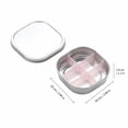thumbnail image 3 of Pill Organizer, Stainless Steel Sealed Moisture-proof, 4.0 inch Mini Portable 1 Pack, Independent Compartment Daily Medicine Storage Box for Travel Pocket Purse, 3 of 8