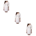 thumbnail image 4 of Qarigey Camisón de encaje de manga corta para mujer, lencería Sexy, camisón de luna de miel, ropa de dormir, vestido largo, ropa interior S Type1 NO1, 4 of 6