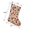 thumbnail image 5 of 3 Pcs Christmas Stockings,Multicolor Christmas Floral Pattern Stockings Christmas,14.8'' Xmas Stockings,Christmas Party Favors,Christmas Party Decorations,Christmas Stockings Personalized, 5 of 5