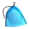 thumbnail image 3 of Almencla Drawstring Mesh Bag for Golf Tennis Scuba Diving Shower Washing Toy Swimming Blue, 3 of 8