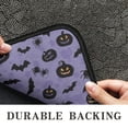 thumbnail image 6 of Happy Halloween Pumpkin Door Mat Decorations Spider Bat Welcome Mat Retro for Door Kitchen Bathroom Bedroom Crystal Velvet 30x17 Inches, 6 of 7
