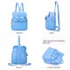 thumbnail image 5 of KL928 Mini mochila linda con lunares y lazo para niñas, mochilas pequeñas, bolso de hombro convertible, bolso para mujer, 5 of 5