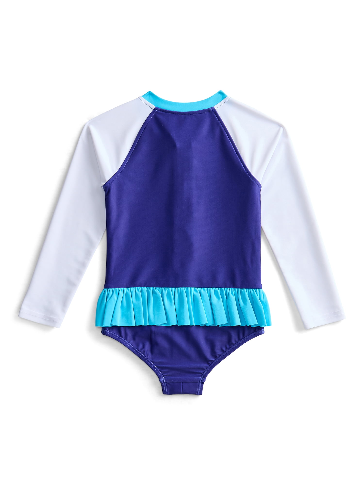 Character Toddler Girl Cosplay One- Piece Zip Swimsuit, Sizes 2T-5T