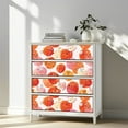 thumbnail image 3 of Peel and Stick Wallpaper Contact Paper Layered sand dollar orange coral pink Great for beach Self Adhesive and Removable 17.7in x 118in, 3 of 8