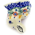thumbnail image 2 of Polmedia Polish Pottery Spring Flowers Bunny Figurine, 2 of 6