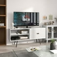 thumbnail image 2 of HOMCOM Meuble TV pour Téléviseurs jusqu'à 65 Pouces avec Prises Électriques, Armoire de Rangement, 2 of 10