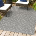 thumbnail image 5 of JONATHAN Y JONATHAN  Y Jerash Moroccan Trellis Indoor/Outdoor Area Rug 8 X 10 - Gray/Cream, 5 of 5