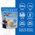 thumbnail image 6 of Fit Crunch Protein Powder, Vanilla Milkshake, 25g Protein, 18 Servings, 6 of 7