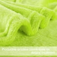 thumbnail image 6 of REGALWOVEN Fuzzy Plush Flannel Fleece Throw Blanket, Queen Lime Green, 6 of 7