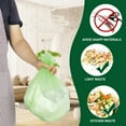 thumbnail image 6 of GPED 100 Count 4-6 Gallon Small Trash Bags, Biodegradable Extra Strong Unscented Garbage Bags, Expanded Size for Bathroom Bedroom Office Kitchen, Green, 6 of 7