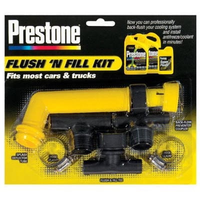 Prestone Kit AFKIT-6 pour Rincer le Radiateur et Recharger le Liquide de Refroidissement/antigel; pour Boyau de 1/2 5/8 et 3/4 Po; Simple