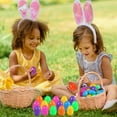 thumbnail image 6 of 12 Pcs Fillable Easter Eggs, 2.36'' Plastic Bright Easter Eggs Empty Bulk, Fillable Plastic Bright Eggs for Easter Egg Hunt, Surprise Eggs and Party Favors, 6 of 6