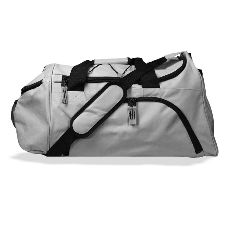Duffle bag with deals water bottle holder