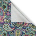 thumbnail image 5 of Ambesonne Navy and Blush Grommet Curtain, Vintage Paisley, 50" x 72", Pink Blue Yellow, 5 of 6