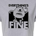 thumbnail image 3 of Monsters Inc. - Everythings Fine  - Juniors Cropped Cotton Blend T-Shirt, 3 of 5