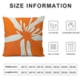 thumbnail image 5 of Throw Pillow Covers Orange Hibiscus Cushion Pillow Case Home Decor Pillowcase, 5 of 5
