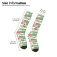 thumbnail image 5 of Balery Tropical Flamingo Printed Novelty Socks Men's Women's Crew Socks Sports Socks Knee High Socks Cotton Socks Quirky and Cool Socks, 5 of 9