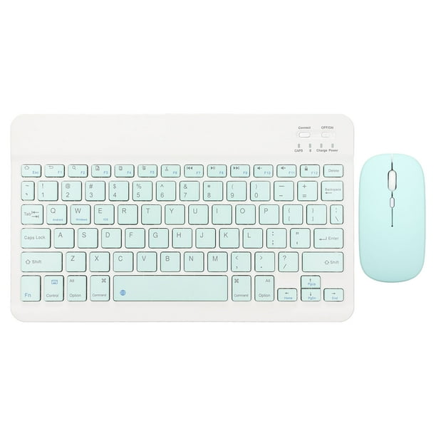 Juego de teclado Bluetooth, teclado Bluetooth de 10 pulgadas Juego de teclado en pulgadas Teclado Bluetooth Ratón Funcionamiento suave