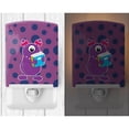 thumbnail image 2 of Monster Purple Ceramic Night Light, 2 of 2