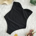 thumbnail image 2 of Womens One Piece Swimsuits strapless cut out Tummy Control High Waisted Swimwear summer swimming wear Bathing Suits, 2 of 3