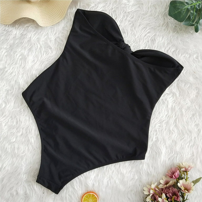 NECHOLOGY Frankies Bikini Women's High Waisted Swim Shorts Bathing Suit  Bottoms for Women Beach Board Shorts with Zipper Phone Pockets Black Medium