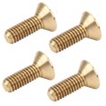 thumbnail image 2 of 50Pcs Flat Hex Socket Screw Copper Countersunk Head Fastener Hardware Industrial Supplies M4M4x12, 2 of 5