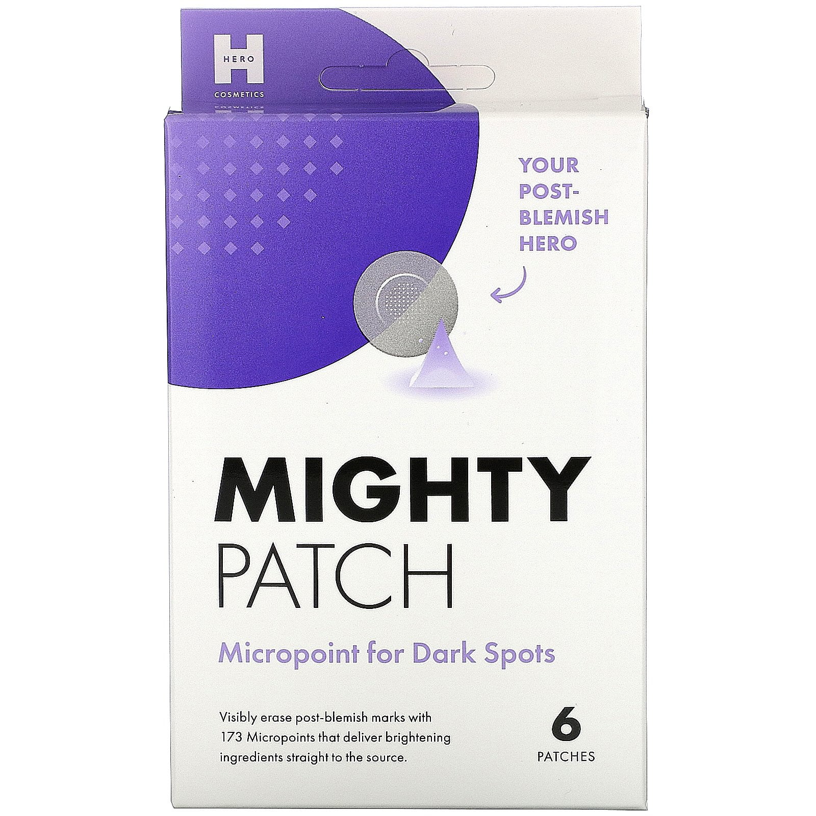 Mighty Patch, Micropoint for Dark Spots, 6 Patches, Hero Cosmetics